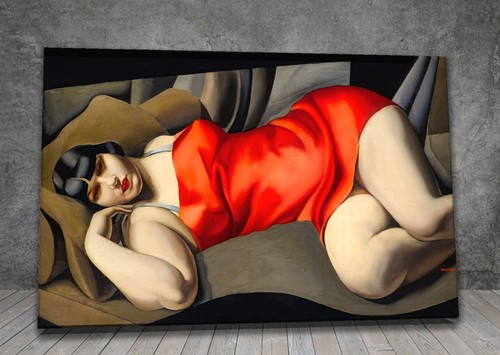Tamara lempicka frau rot - lempicka, in