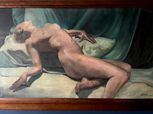 Rarität art deco akt - art,