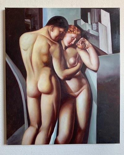 ölgemälde adam and eve nach - adam,