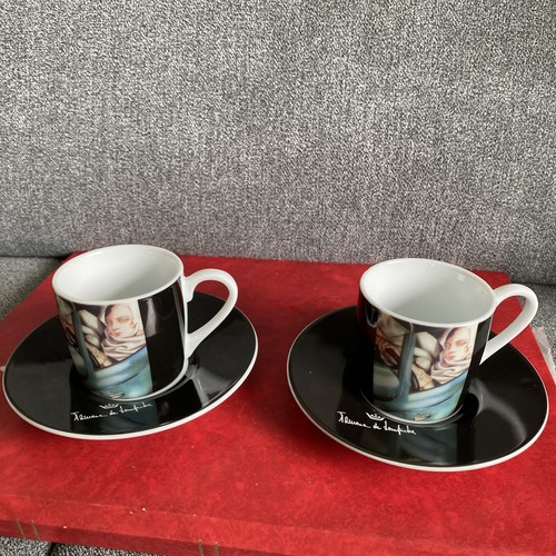 Espresso tasse mit - 2x,